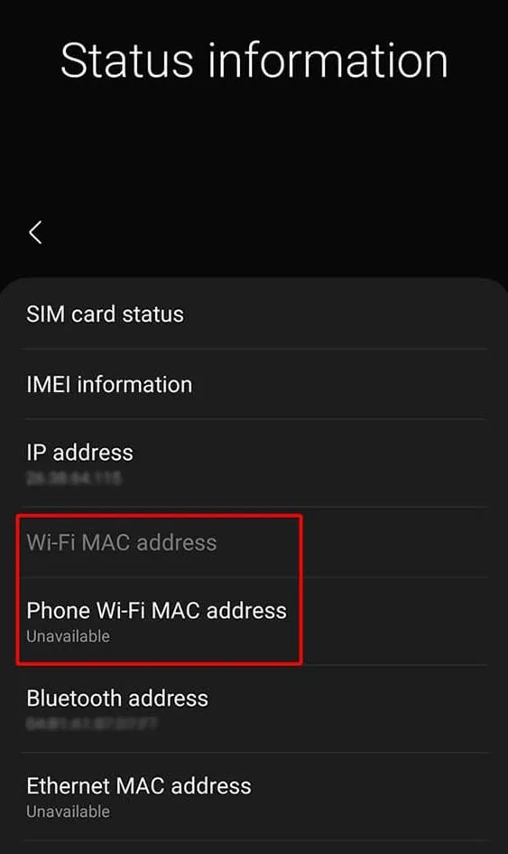 مک آدرس Mac Address چیست؟ همراه با نحوه پیدا کردن آن 3 دسترسی به مک در اندروید