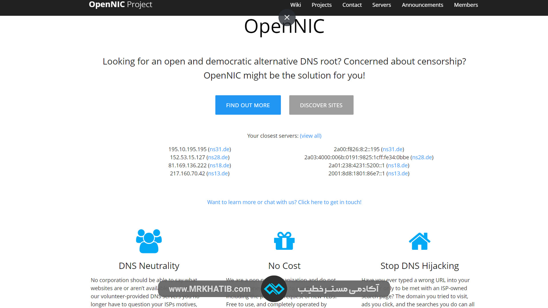 open-nic DNS