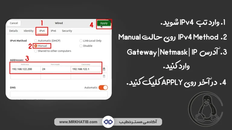 3 تا از بهترین روش ها برای تغییر آی پی (Ip) در لینوکس در سال 2024 3 Ipv4